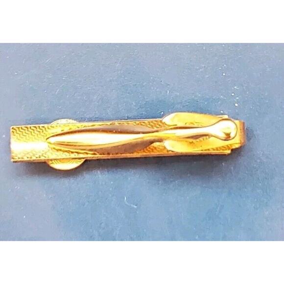 HTF Vtg Brent Gold Tone Cuff Links Lapel Tie Clip Snail Orb Details With Case - Picture 9 of 15